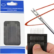 Pasmanteria - Igły Ręczne Samonawlekające Komplet Niedowidzący - miniaturka - grafika 1