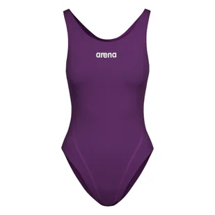 Damski Strój kąpielowy ARENA W SOLID SWIM TECH HIGH 2A241/911 - Stroje kąpielowe - miniaturka - grafika 1