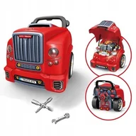Zabawy w naśladowanie dorosłych - WARSZTAT MAŁEGO MECHANIKA SILNIK CIĘŻARÓWKA AUTO DO ROZKRĘCENIA ZESTAW - miniaturka - grafika 1