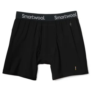 Męskie bokserki Smartwool M Merino Boxer Brief Boxed Rozmiar: M / Kolor: czarny - Majtki męskie - miniaturka - grafika 1