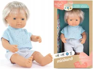Lalki dla dziewczynek - Miniland Lalka Pachnąca Chłopczyk Bobas Europejczyk 38 CM My Friends And Me - miniaturka - grafika 1
