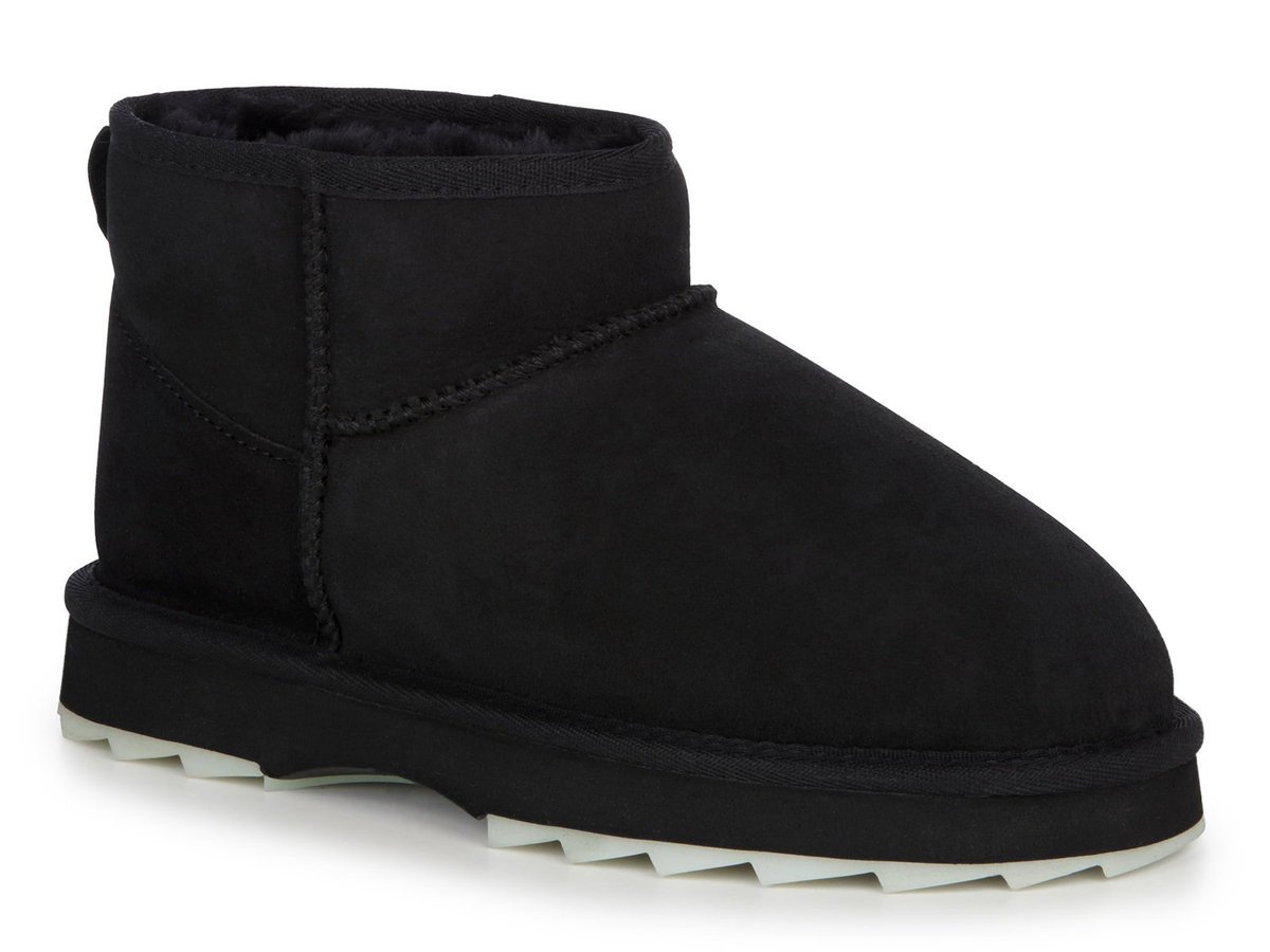 Buty damskie Emu Australia śniegowce ocieplane czarne zimowe Sharky-40