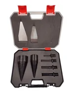 Wiertła - ZESTAW WIERTEŁ x2 DO ROZŁUPYWANIA ŁUPANIA DREWNA ŚWIDER 32MM 42MM WALIZKA - miniaturka - grafika 1