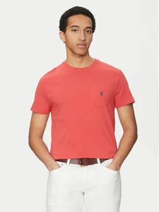 Polo Ralph Lauren T-Shirt 710704248001 Czerwony Regular Fit - Koszulki męskie - miniaturka - grafika 1