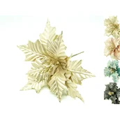 Ozdoby bożonarodzeniowe - Poinsecja na piku 25 cm mix - miniaturka - grafika 1