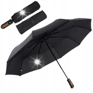 Parasole - PARASOLKA automatyczna składana pokrowiec z uchwytem lekka męska damska - miniaturka - grafika 1