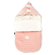 Śpiworki dla dzieci - LA MILLOU ŚPIWOREK S POWDER PINK BRIGHT & RAFAELLO VELVET COLLECTION - miniaturka - grafika 1