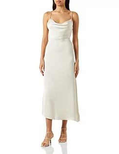 Sukienki - Vila Damska sukienka Viravenna Strap Ankle Dress-Noos, brzoza, 34 - grafika 1