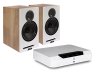 Zestawy stereo - Bluesound POWERNODE EDGE (biały) + Debut Reference B6 (biały) - miniaturka - grafika 1