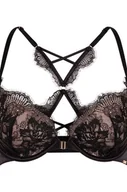 Biustonosze - Hunkemöller Biustonosz usztywniany Cynthia z fiszbinami Czarny - miniaturka - grafika 1