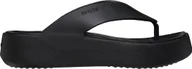 Klapki i japonki damskie - Klapki damskie Crocs Getaway Platform Flip czarne 209410 001 39-40 - miniaturka - grafika 1