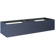 Szafki łazienkowe - Szafka łazienkowa pod umywalkę Elita Soho 160 cm niebieski mat RE081604047030 - miniaturka - grafika 1