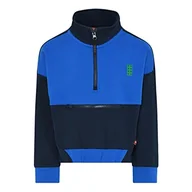 Bluzy dla chłopców - LEGO Bluza chłopięca Jungen z zamkiem błyskawicznym do połowy LWStorm 207, 557 niebieska, 122 - miniaturka - grafika 1