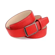 Paski - Anthoni Crown Pasek męski, Czerwony (czerwony 060), 90|#90|#674 (Herstellergröße: 90) - miniaturka - grafika 1