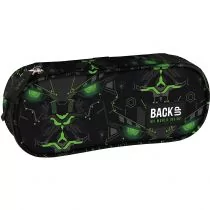 Derform Piórnik owalny Backup Monster Green PB6A59 - Piórniki - miniaturka - grafika 1