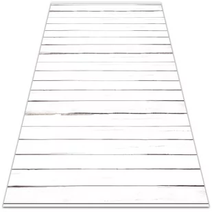 Dywan winylowy do domu Stare białe deski 80x120 cm - Dywany - miniaturka - grafika 1