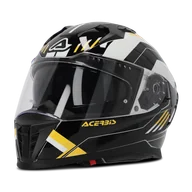 Kaski motocyklowe - Kask Integralny Acerbis X-Way Graphic Street Czarny/ŻółtyXL - miniaturka - grafika 1