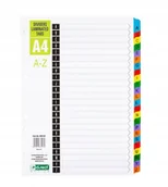 Teczki i skoroszyty - D.rect Przekładki kartonowe A-Z index laminowany - miniaturka - grafika 1