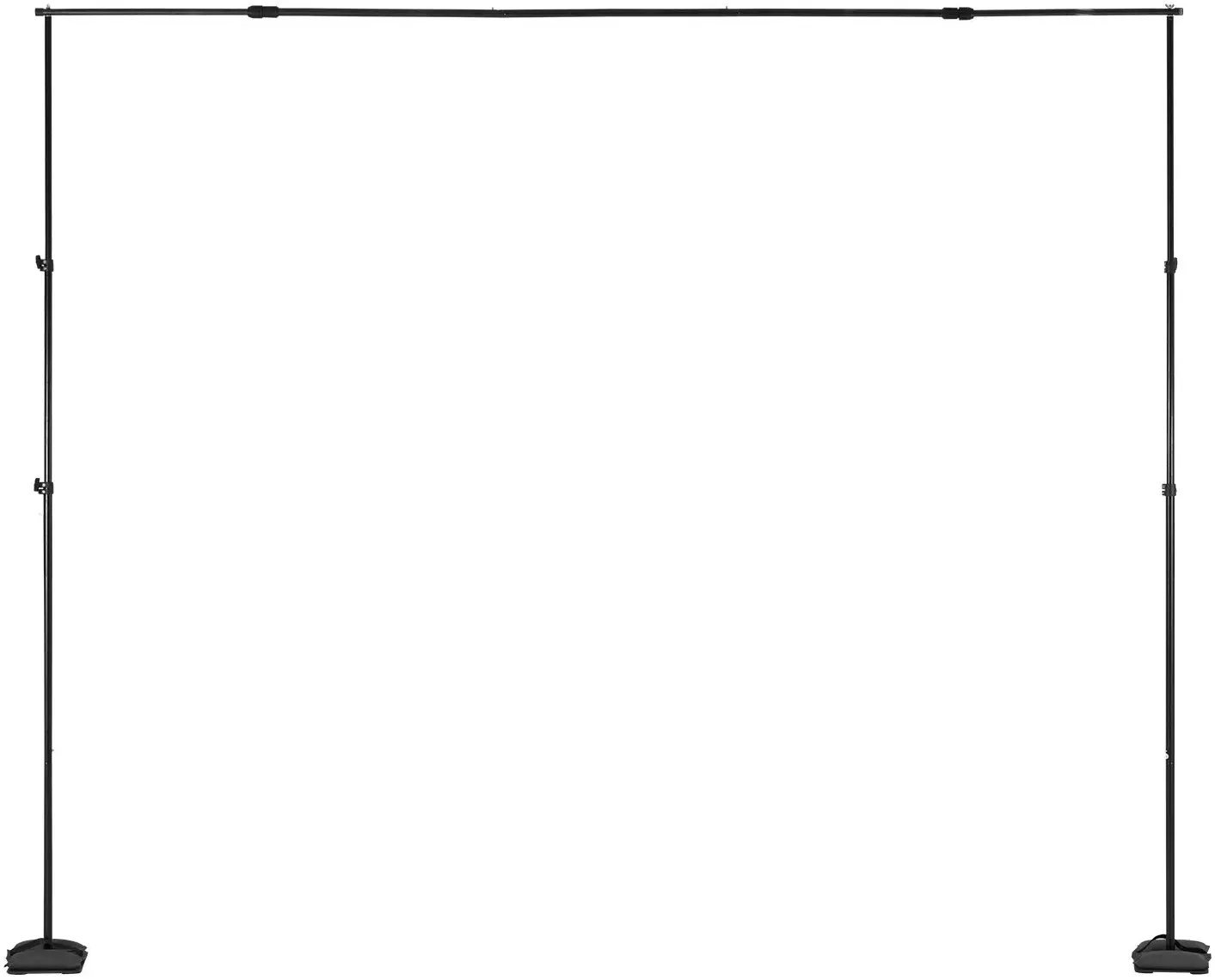 Statyw do tła fotograficznego 2,59x3m regulowany z kółkami studio ślub