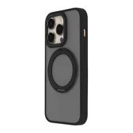 Etui i futerały do telefonów - Etui TECTO SHIELD Secure Spinning Mag do Apple iPhone 14 Pro Przezroczysto-czarny - miniaturka - grafika 1