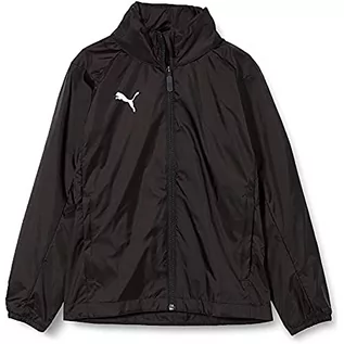 Kurtki i płaszcze dla chłopców - PUMA Kinder LIGA Core Training Rain Jacket, schwarz (PUMA Black-PUMA White), 140 - grafika 1