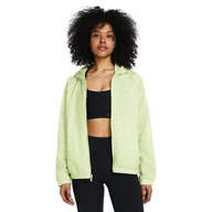 Kurtki damskie - Damska kurtka treningowa Under Armour UA Rival Sport Windbreaker Jkt - zielona - miniaturka - grafika 1
