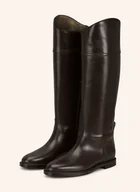 Kozaki damskie - Brunello Cucinelli Kozaki Z Ozdobnymi Kamykami braun - miniaturka - grafika 1