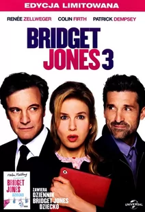 FILMOSTRADA Bridget Jones 3 (DVD) + Książka Dziennik Bridget Jones. Dziecko - Komedie DVD - miniaturka - grafika 1
