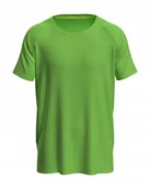 Koszulki męskie - Koszulka męska T-shirt Stedman Active 140 Raglan Men ST8410 Kiwi Green XL - miniaturka - grafika 1