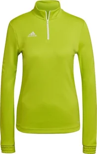 Adidas Bluza damska adidas Entrada 22 Top Training limonkowa HC5052 2XS - Bluzy damskie - miniaturka - grafika 1