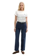 Koszulki i topy damskie - Tom Tailor Koszulka w kolorze białym - miniaturka - grafika 1