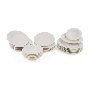 24-częściowy zestaw talerzy porcelanowych Kutahya Russna - Serwisy obiadowe 24-częściowy zestaw talerzy porcelanowych Kutahya Russna - Serwisy obiadowe - miniaturka - grafika 1