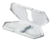 Mikroskopy i lupy - IF Binokular powiększający lupa) do czytania w formie okularów biały - miniaturka - grafika 1