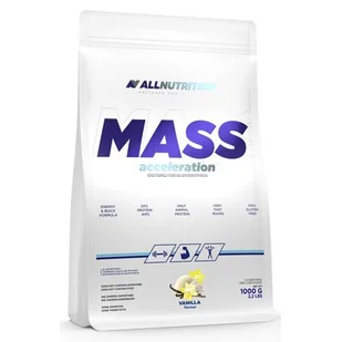 Allnutrition Odżywka węglowodanowo-białkowa MASS ACCELERATION 1000g VANILLA unisex - Odżywki białkowe - miniaturka - grafika 1