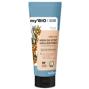 Farmona myBIO Odżywczy, krem do stóp emolientowy, rokitnik północny, 100 ml - Pielęgnacja stóp - miniaturka - grafika 1