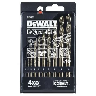 DeWalt Wiertła kobaltowe 10 szt. DT5935-QZ - Wiertła - miniaturka - grafika 1
