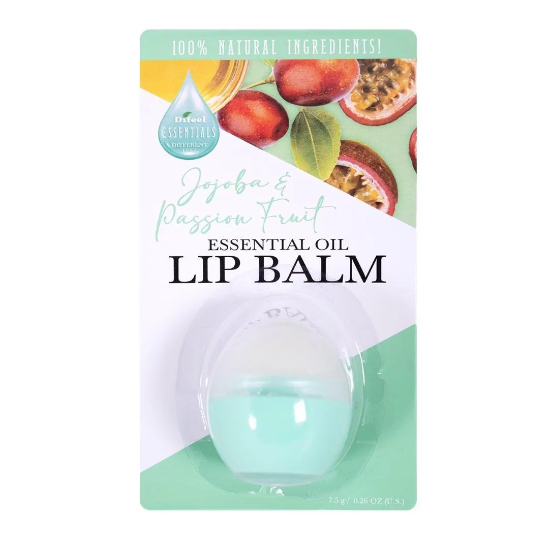 Lip Balm Difeel Essential Oil naturalny balsam do ust Jojoba & Passion Fruit 7.5g