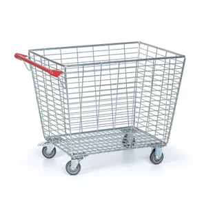 Wózek transportowy, drut, 960 x 655 x 760 mm - Wózki magazynowe - miniaturka - grafika 1