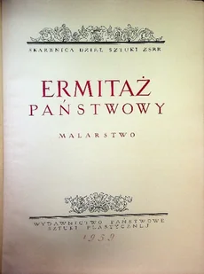 Ermitaż państwowy. Malarstwo - Książki o kulturze i sztuce - miniaturka - grafika 1