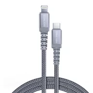 Kable USB - Dux Ducis Dux Ducis Space MFI kabel USB-C Lightning 1m 3A GREY ducis_20191213165516 - miniaturka - grafika 1