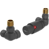 Zawory i kraniki - Mexen G00 zestaw termostatyczny osiowy, antracyt - W903-900-66 - miniaturka - grafika 1