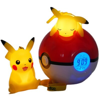 Zabawka budzik z lampką nocną TEKNOFUN Pokemon Pikachu