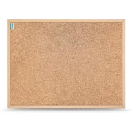 Akcesoria do projektorów - Tablica korkowa 90x60cm rama drewniana MEMOBE SMART MSTC090060 - miniaturka - grafika 1