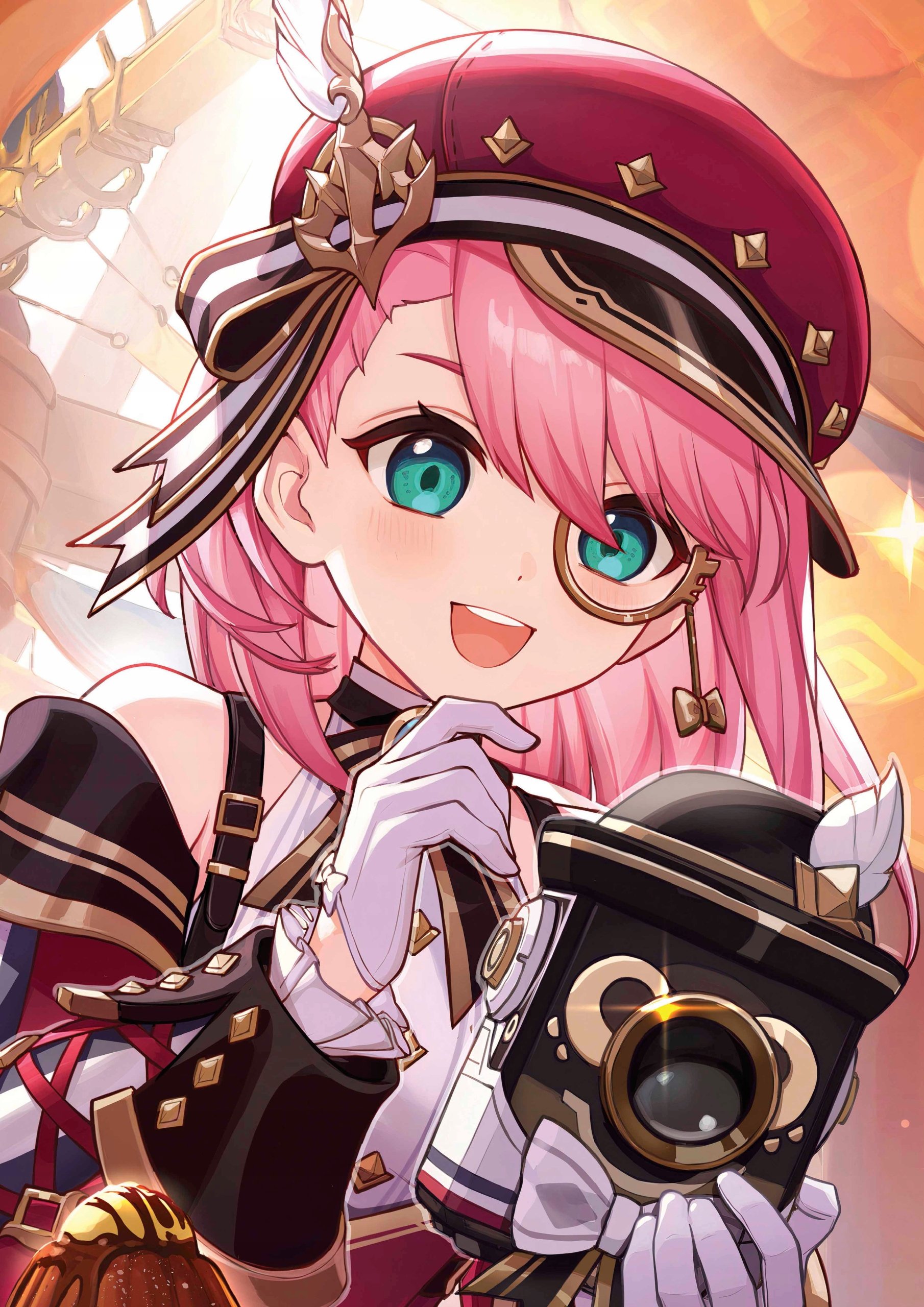 Plakat A3 Genshin Impact Anime Gra Charlotte