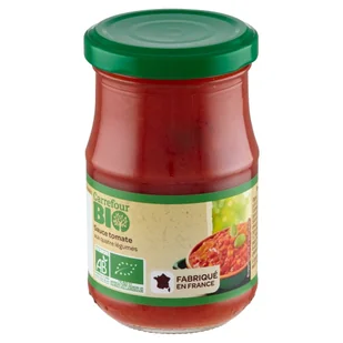 Carrefour Bio Ekologiczny sos pomidorowy z czterema warzywami 190 g - Koncentraty warzywne, przeciery - miniaturka - grafika 1