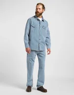 Koszule męskie - LEE 101 70S SHIRT WASHED RR STRIPE 112364204 XXL - miniaturka - grafika 1