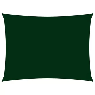 vidaXL Prostokątny żagiel ogrodowy, tkanina Oxford 2,5x4,5 m, zielony vidaXL - Parasole ogrodowe - miniaturka - grafika 1