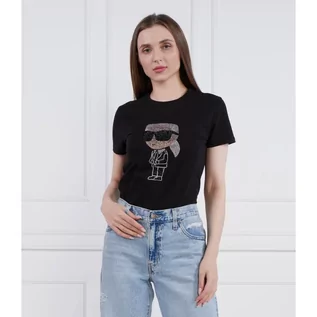 Koszulki i topy damskie - Karl Lagerfeld T-shirt ikonik 2.0 | Regular Fit - grafika 1