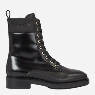 Trzewiki damskie skórzane Calvin Klein HW0HW01715 38 Czarne (8720108620451). Buty za kostkę damskie - Botki damskie - miniaturka - grafika 1