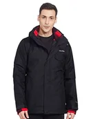 Płaszcze męskie - Columbia Męski płaszcz zimowy Bugaboo II 3 w 1, zamienny, czarny, L - miniaturka - grafika 1